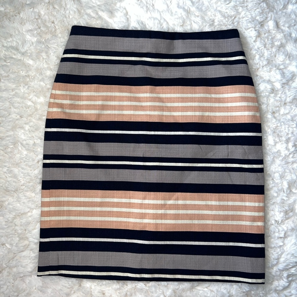 Striped Pencil Skirt